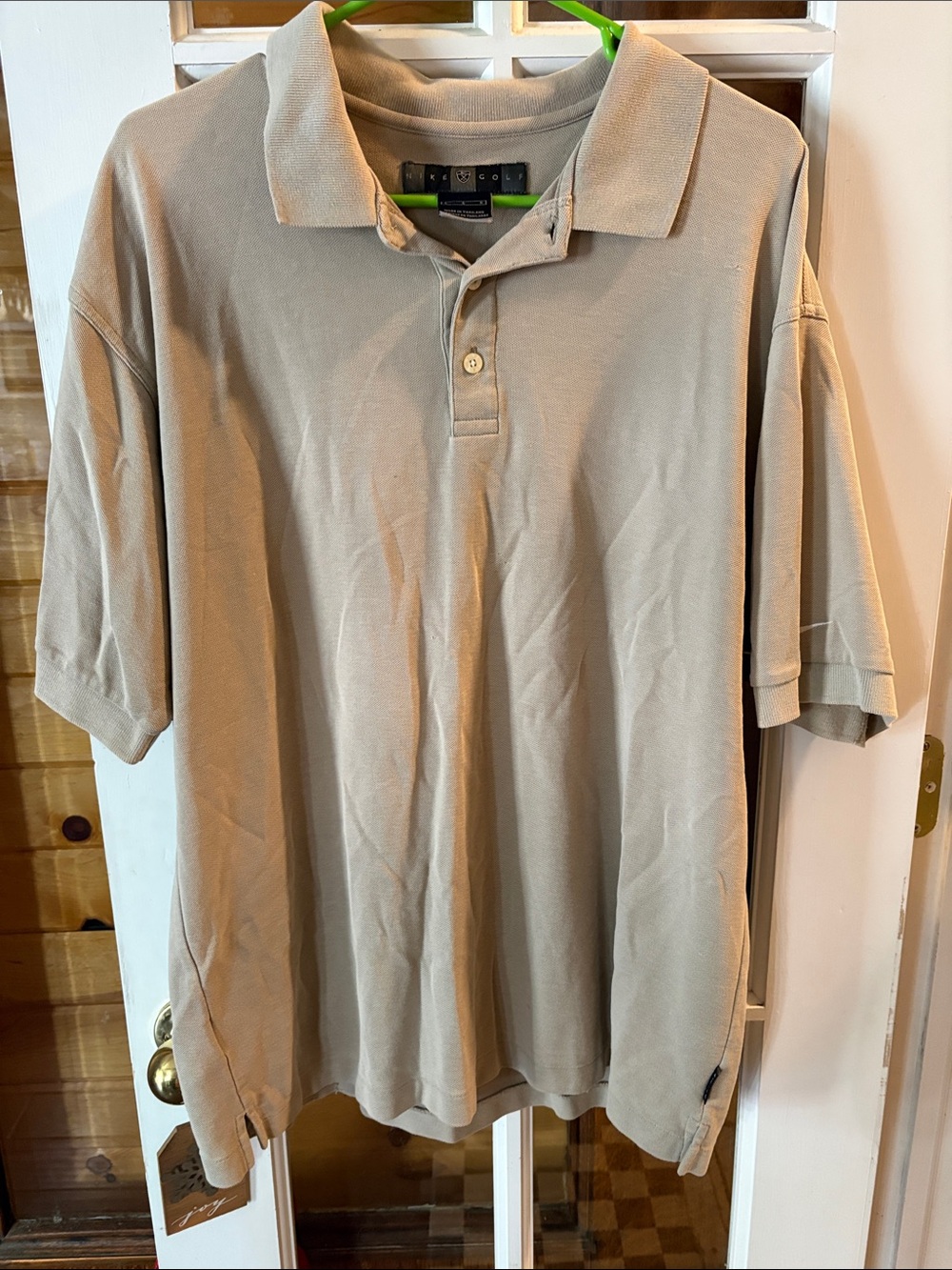 Nike Men's Polo Shirt in Light Beige